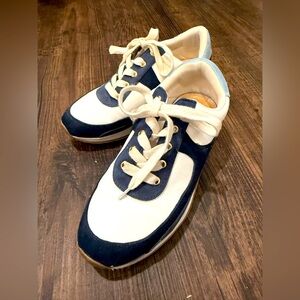 Crown & Ivy sneakers, shows little wear with very clean inside, outside & tread